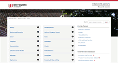 Desktop Screenshot of libguides.whitworth.edu
